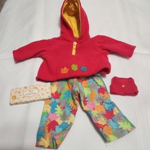 American Girl Bitty Baby fall leaf outfit